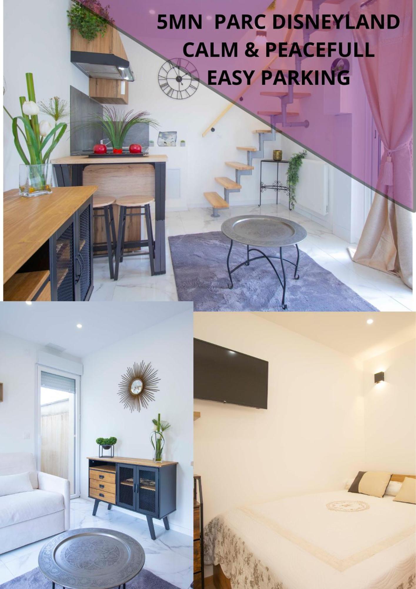 Disneyland 5Mn Charming House Giardino Della Felicita Chessy  Εξωτερικό φωτογραφία